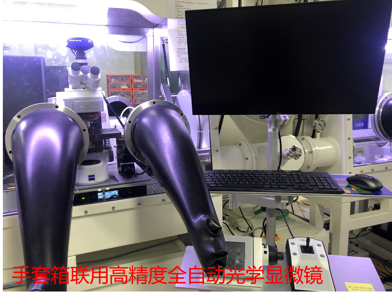 手套箱联用高精度全自动光学显微镜
