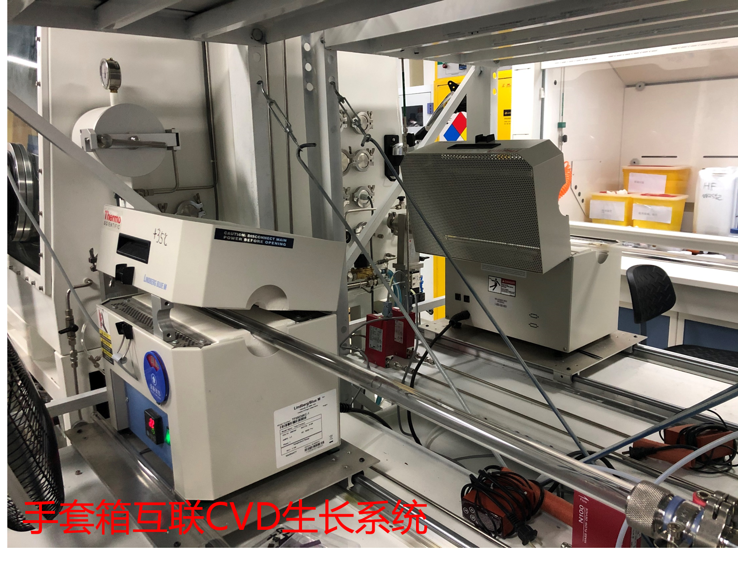 手套箱联用CVD生长管式炉